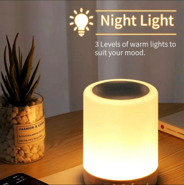 2 in 1 Touch Mini Rechargeable Portable Bluetooth Speaker and Lamp