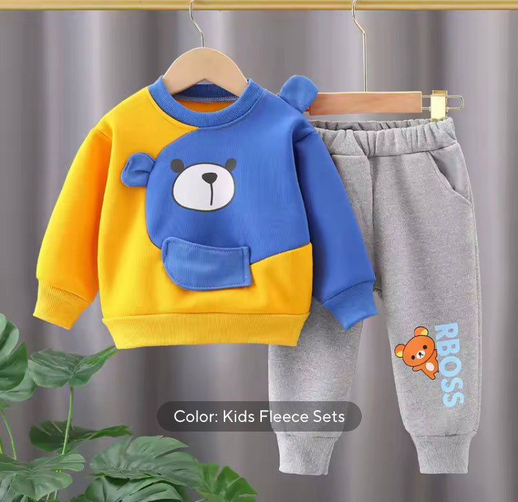 Winter Fleece Sweatshirt with Trouser for Kids