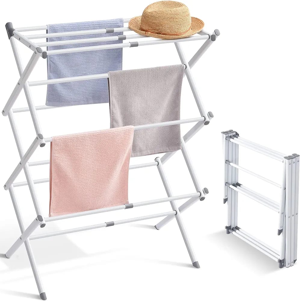 Portable Foldable Clothes Drying Rack