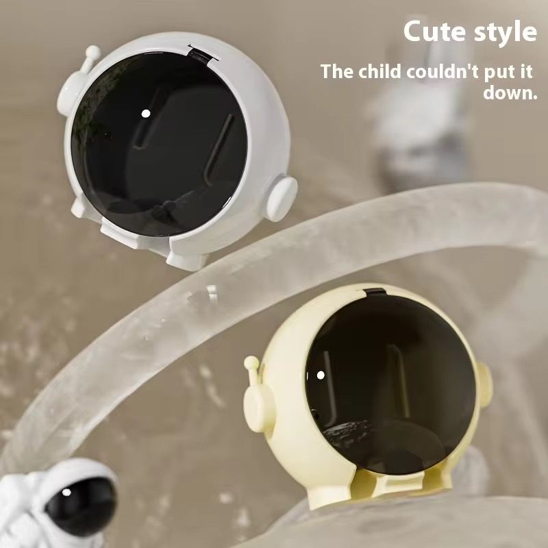Wall Adhesive Astronaut Toothbrushes Holder