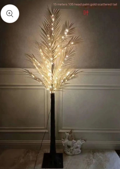 LED Light Brown coconut tree - led tree with Beautiful Waterproof for Home Decoration