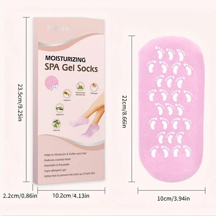 Silicone Anti-Slip Moisturizing Gel Socks
