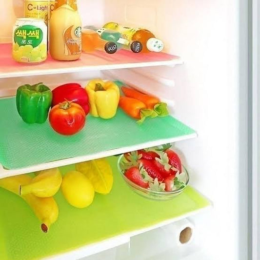 4pcs Waterproof Non- Slip Fridge Mat