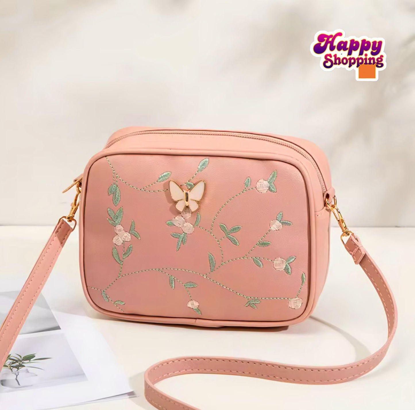 Embrioded Stylish Crossbody Bag for Girls