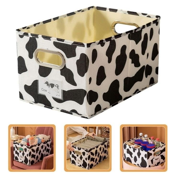 Large Capacity Printed Multifunctional Storage Box