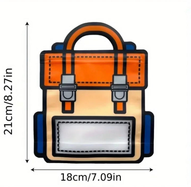 4 Pcs Fancy Zip Lock Bags