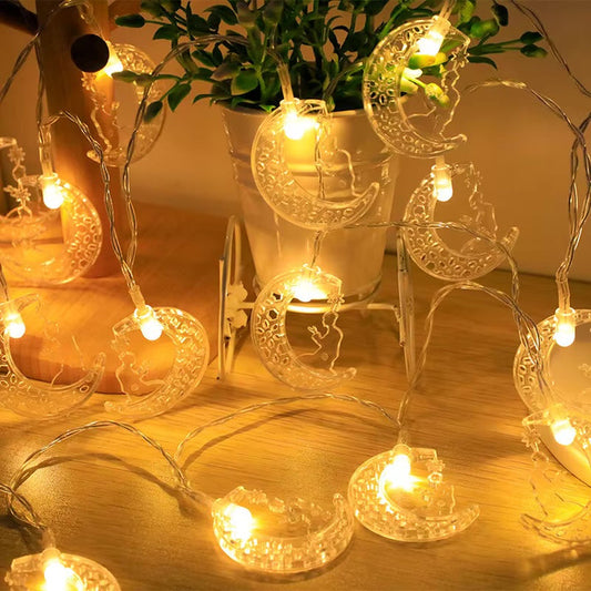 Led Moon Warm String Fairylights