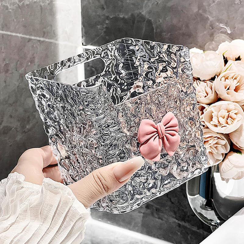 Wall Adhesive Acrylic Multipurpose Cosmetics Bathroom Holder Organizer