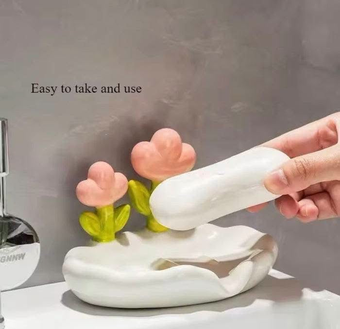 Tulip Flower Shaped Soap Dish
