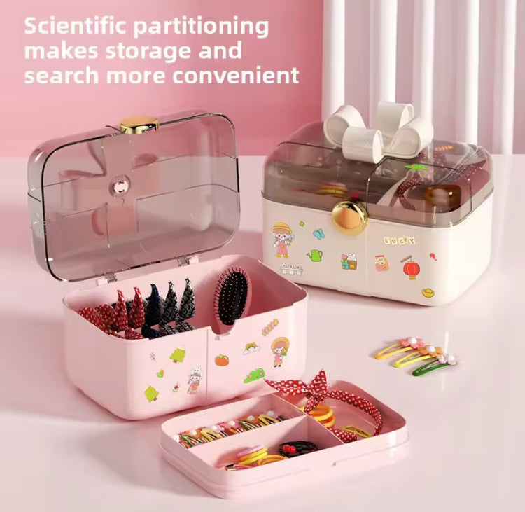 Large Capacity Dustproof Jewellery Cosmetic Makeup Box