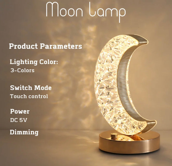 Moon Led Lamp Rechargable with 3 modes of Light