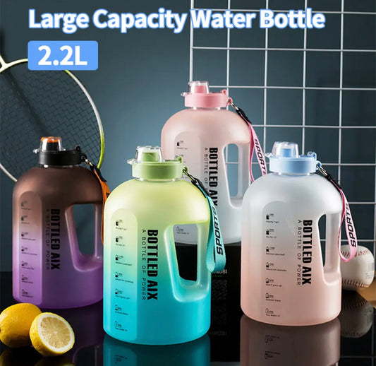 2.2L Large Capacity Water Bottle