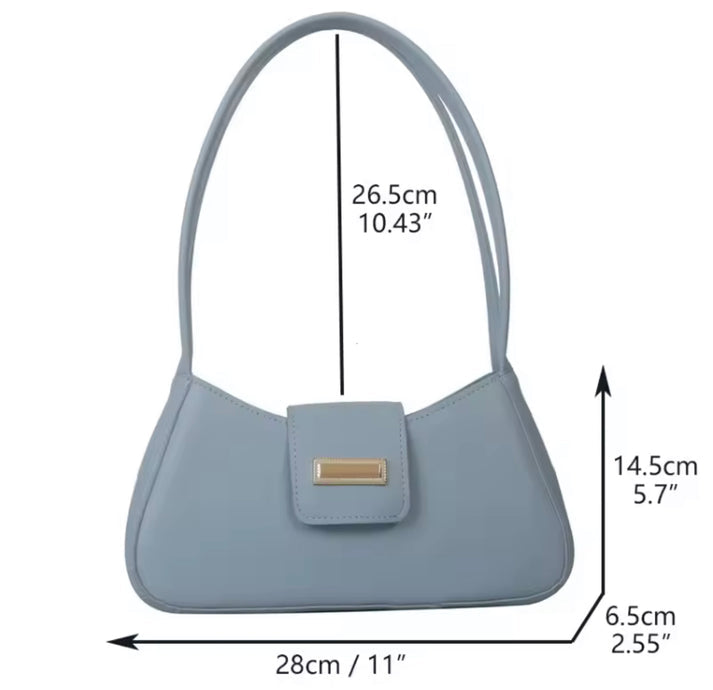 Leather White Trendy Shoulder Bag Premium Quality