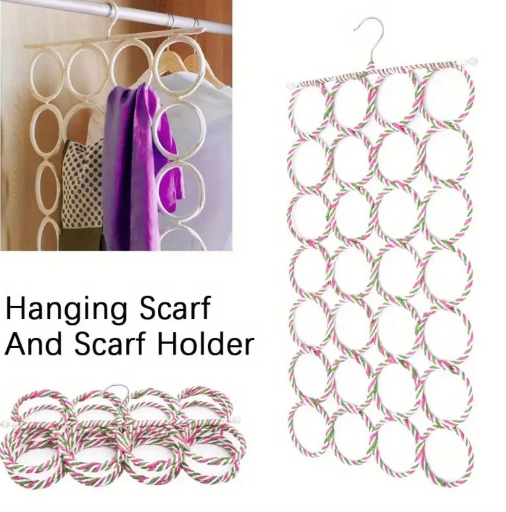 28 Holes Scarf & Stoles Hanging Organizer