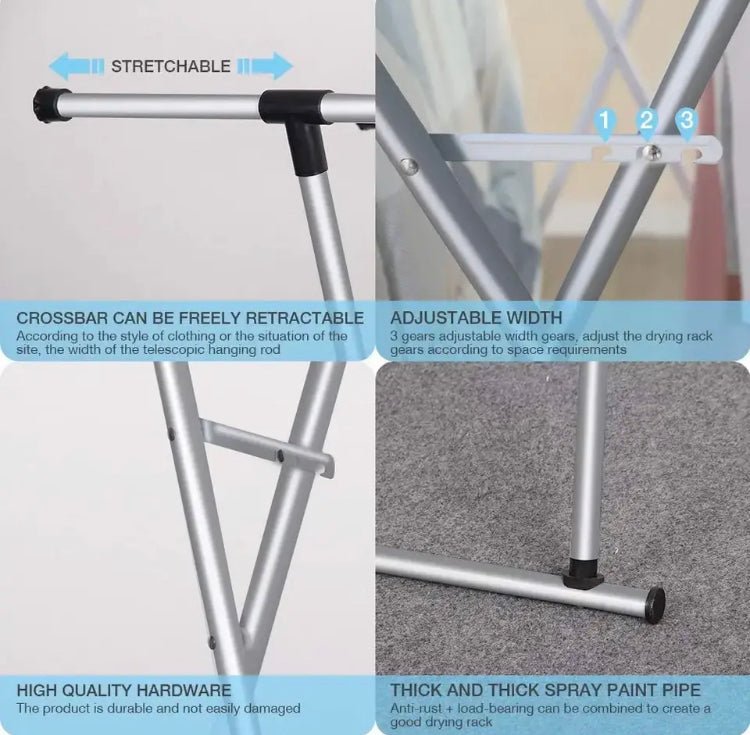 Metal Iron Coat Clothes Rack