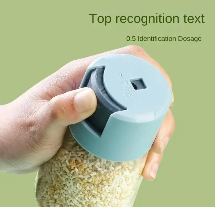 3 Pcs Set Kitchen Press Type Quantitative Control Bottle