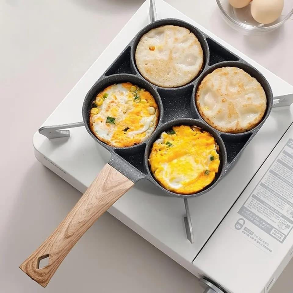 Non-stick four Portions Frying Pan