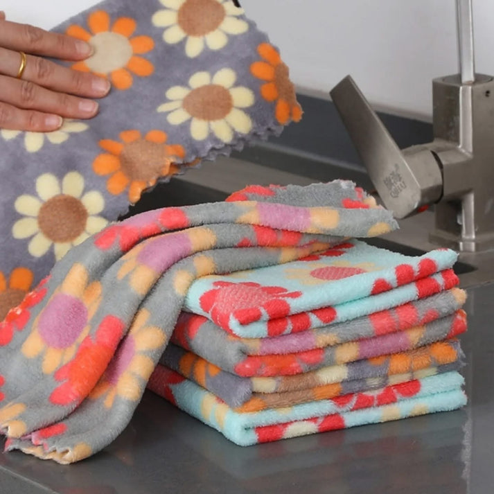 5 Pcs Super Absorbent Cleaning Towels