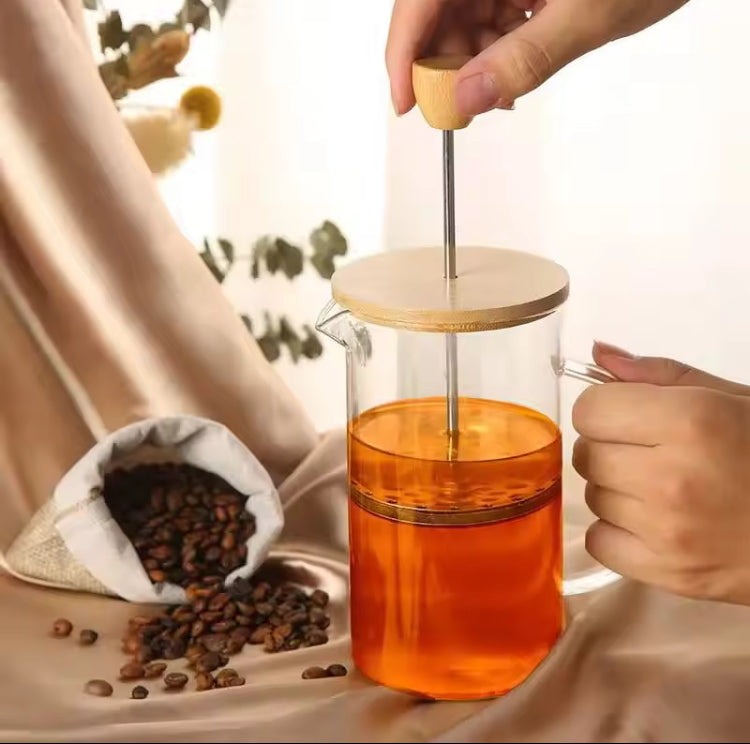 French Press Frothing Milk / Brewing Tea & Coffee