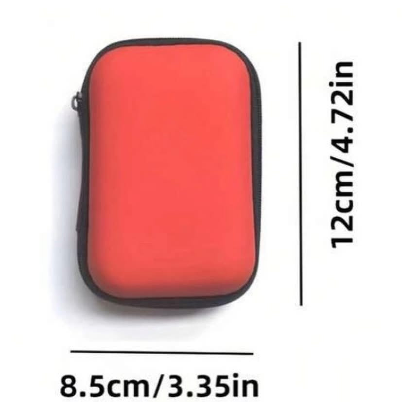 Portable Multipurpose Charger Cable Zipper Pouch