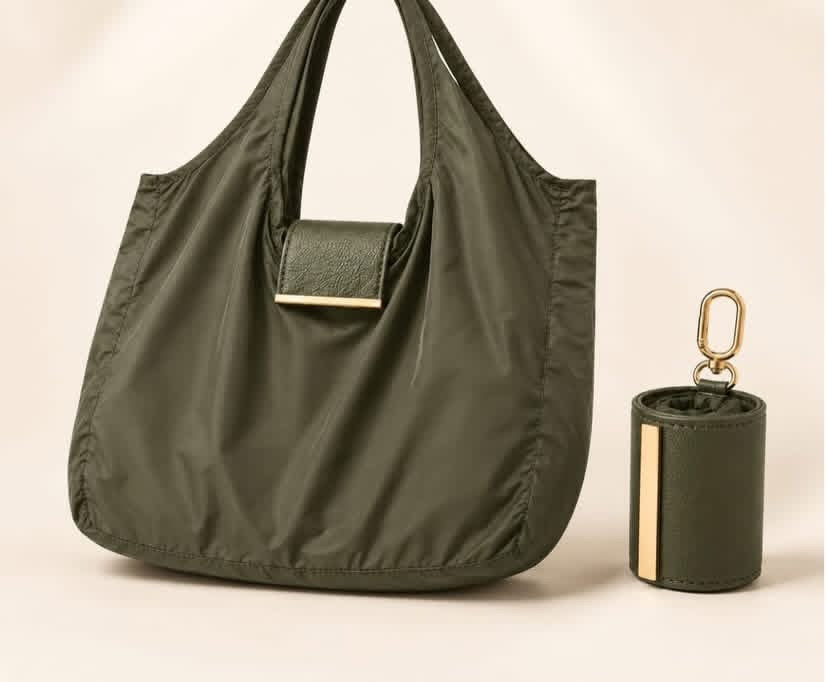 Foldable Portable Travel Keychain Bag
