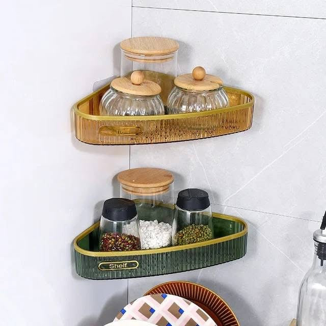 Acrylic Luxury Wall Mounted Shelf / Corner Shelf
