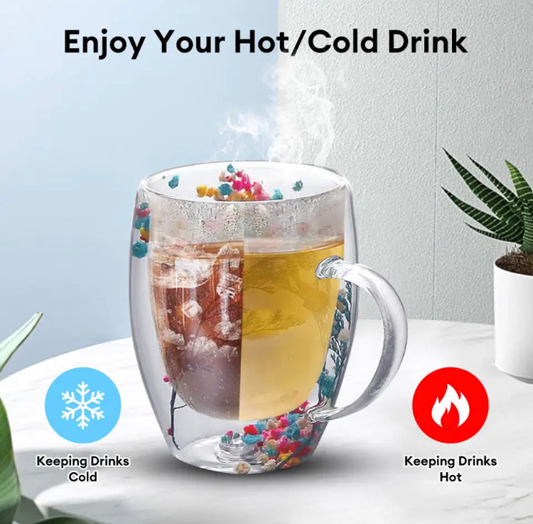 Double Wall Insulated Tea Coffee Glass