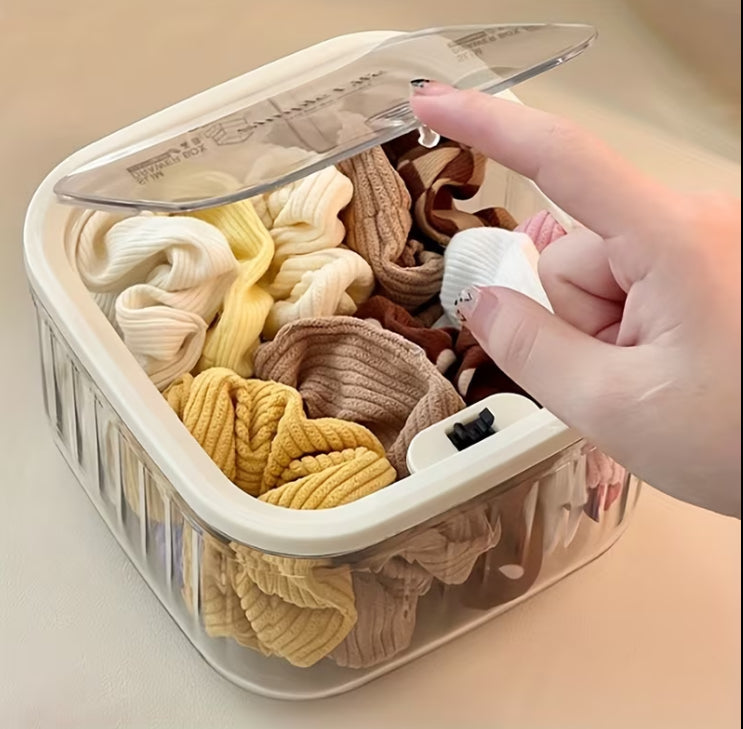 Hair Accessories Dustproof Storage Organizer Box