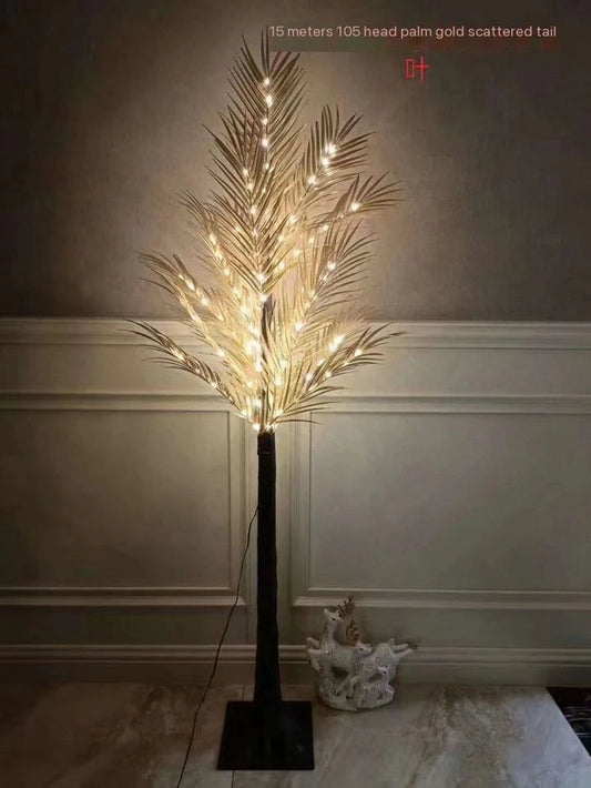 LED Light Brown coconut tree - led tree with Beautiful Waterproof for Home Decoration