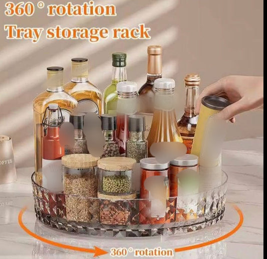 Acrylic Rotating Multipurpose Tray