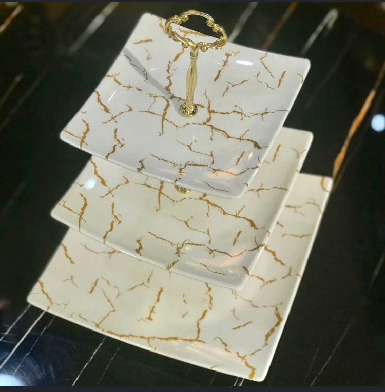 3 Tier Melamine Dessert Stand Perfect for Household Decor