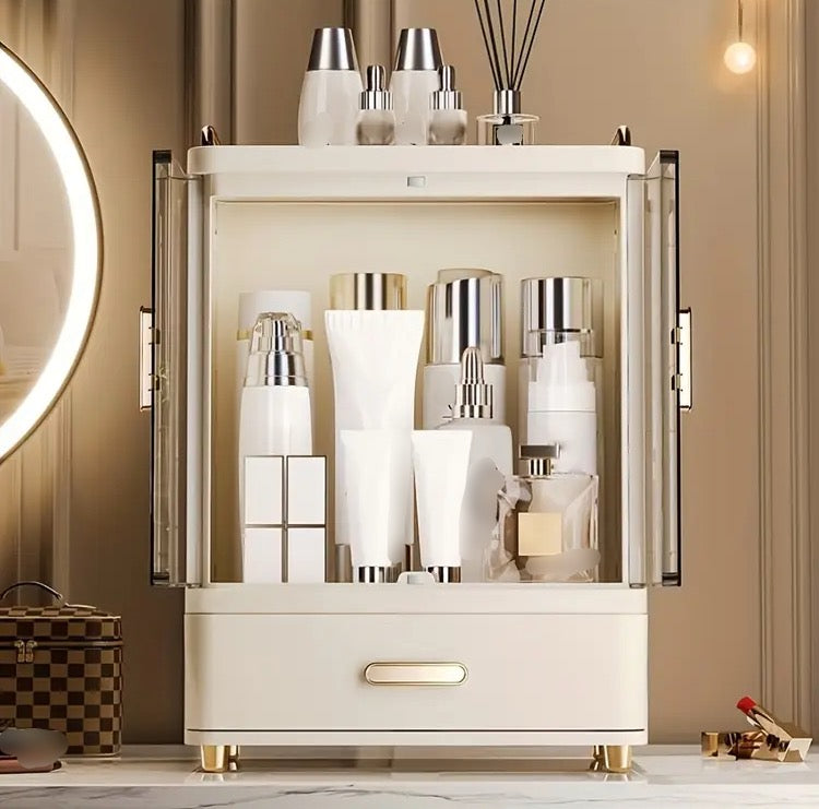 Large Capacity Cupboard Style Cosmetics Makeup Organizer