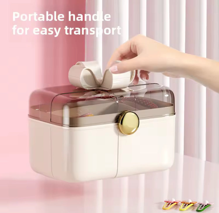 Large Capacity Dustproof Jewellery Cosmetic Makeup Box