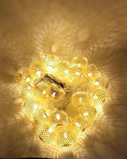 20 Leds Cell Operated Warm Colour Fairy Lights 10ft Length