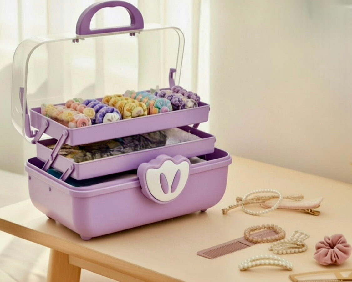 3 Layer Large Capacity Jewellery Storage Box