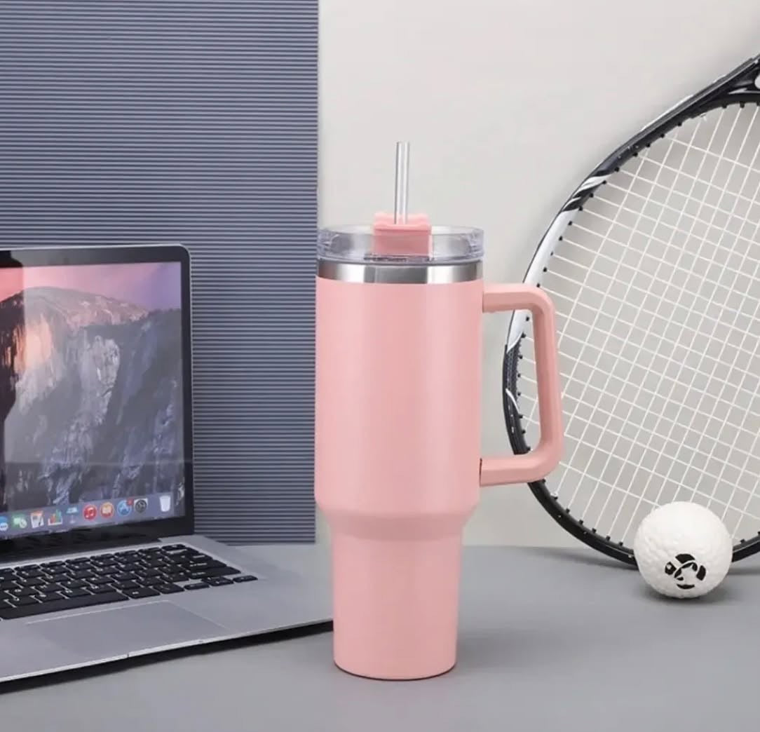 40oz Stainless Steel Vaccum Tumbler Insulated Mug with Straw