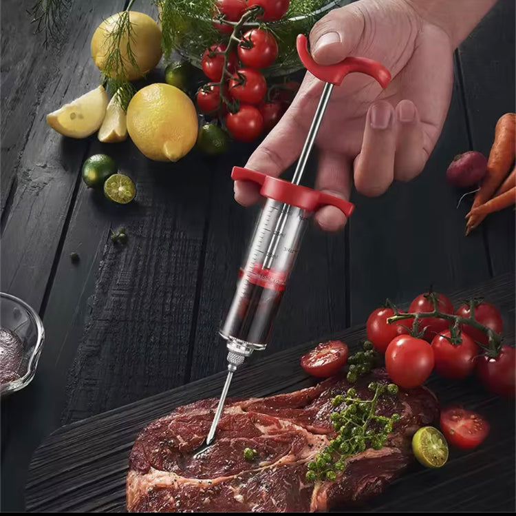 BBQ Meat Chicken Flavour Seasoning Injector Syringe