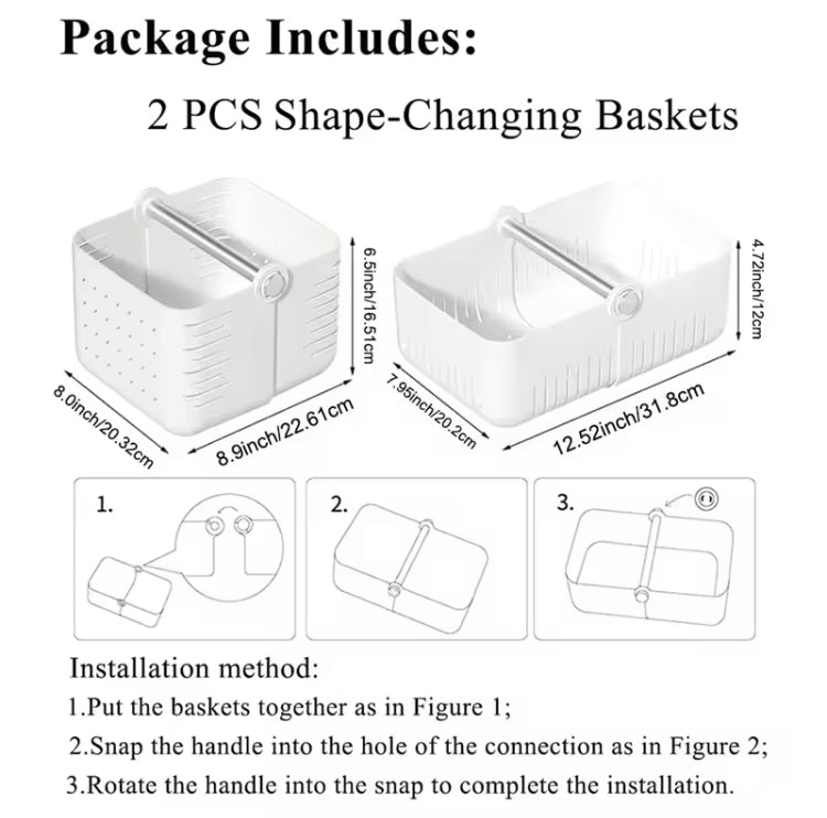1 Pc Collapsible Multipurpose Basket for Household