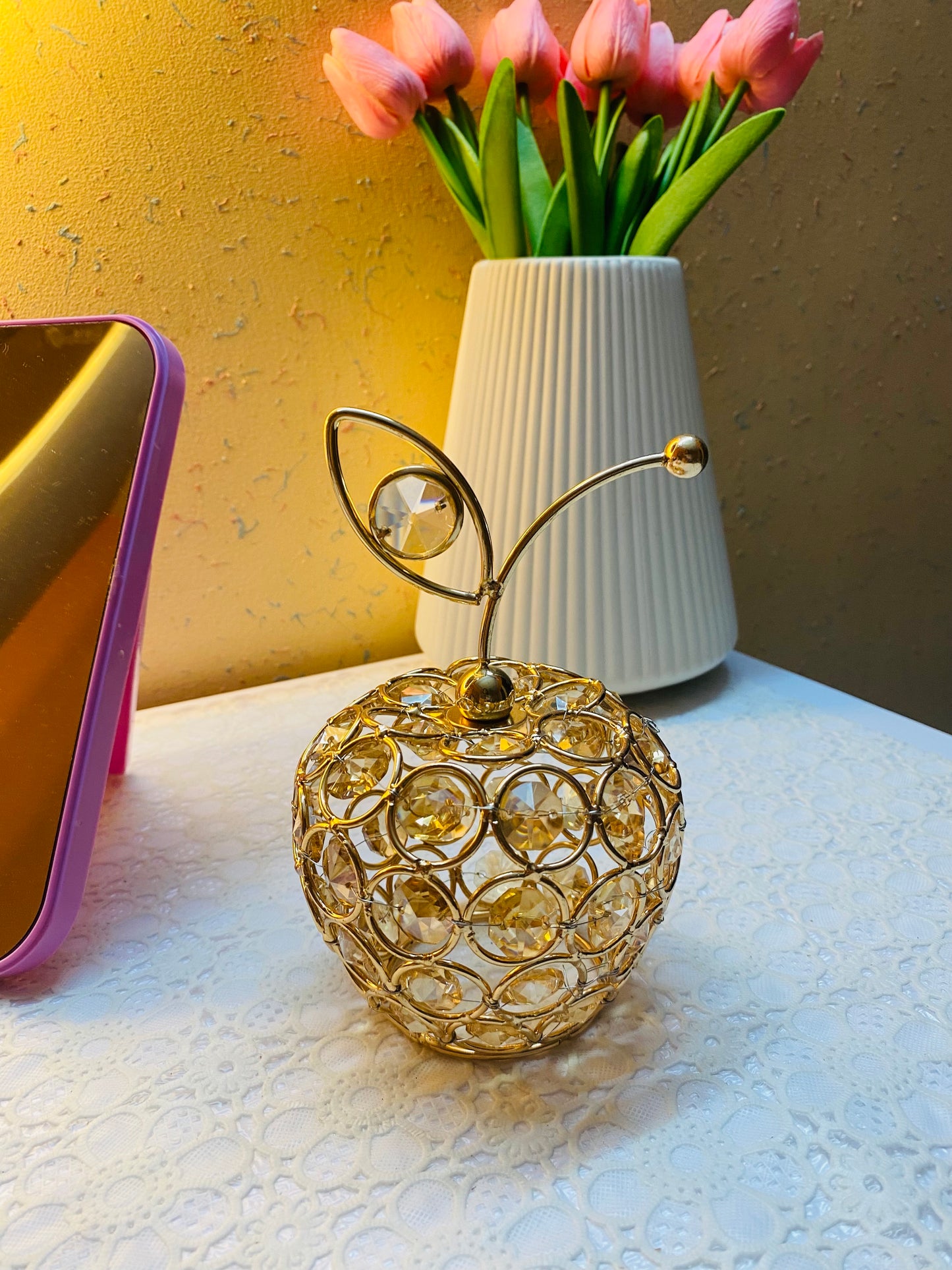 Crystal Apple Candy for Home Decor