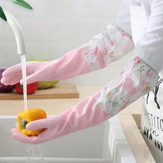 Long Sleeves Dishwashing Gloves