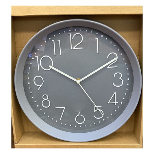 12 Inches Modern Minimalist Round Wall Clock
