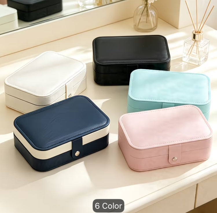 Velvet Double Layer Jewellery Box