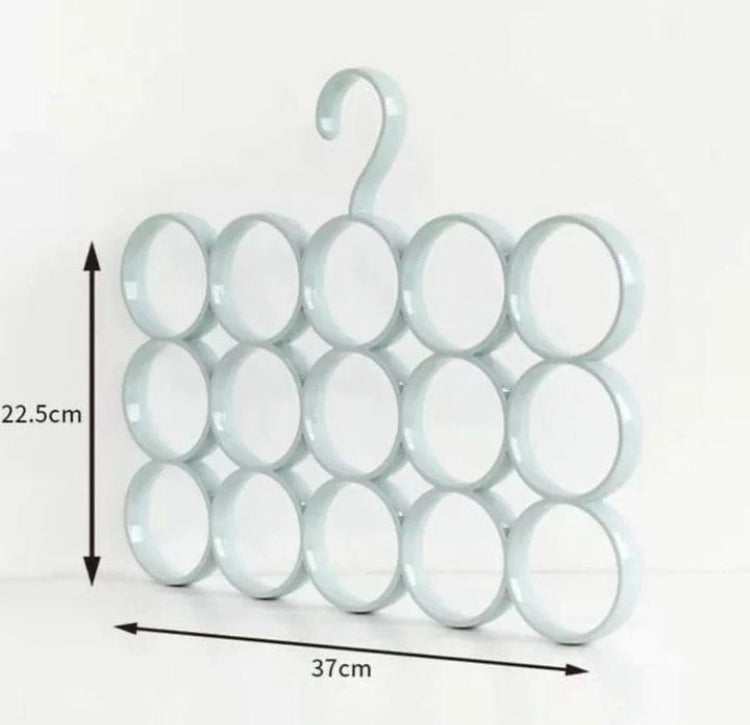 Multipurpose Scarf Storage Hanger with 15 Holes