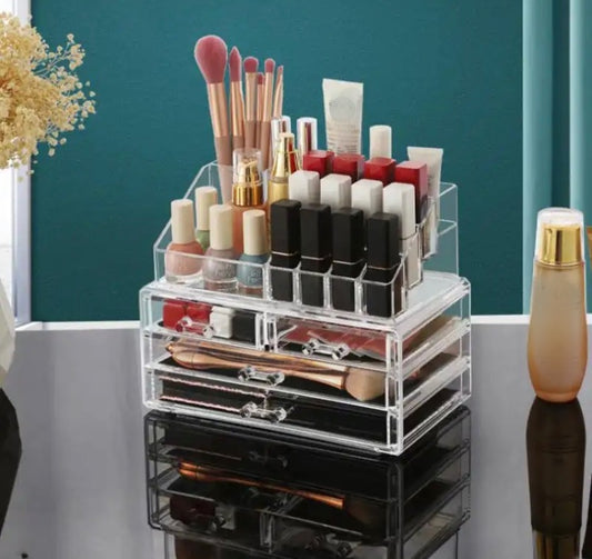 Acrylic 4 Drawers Cosmetics Makeup Organizer