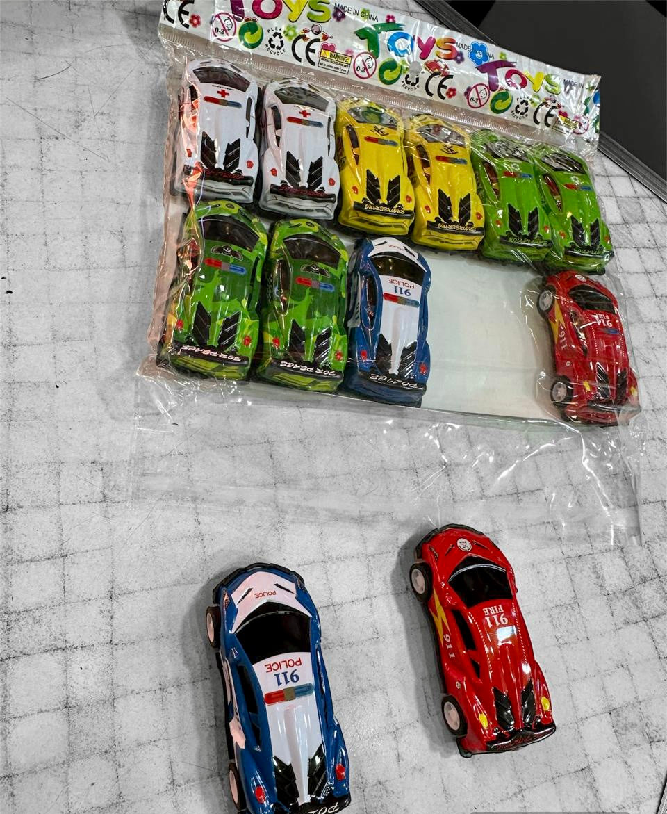 12 Pcs Toy Tribe Pull Back Function Die Cast model Cars 
For Kids