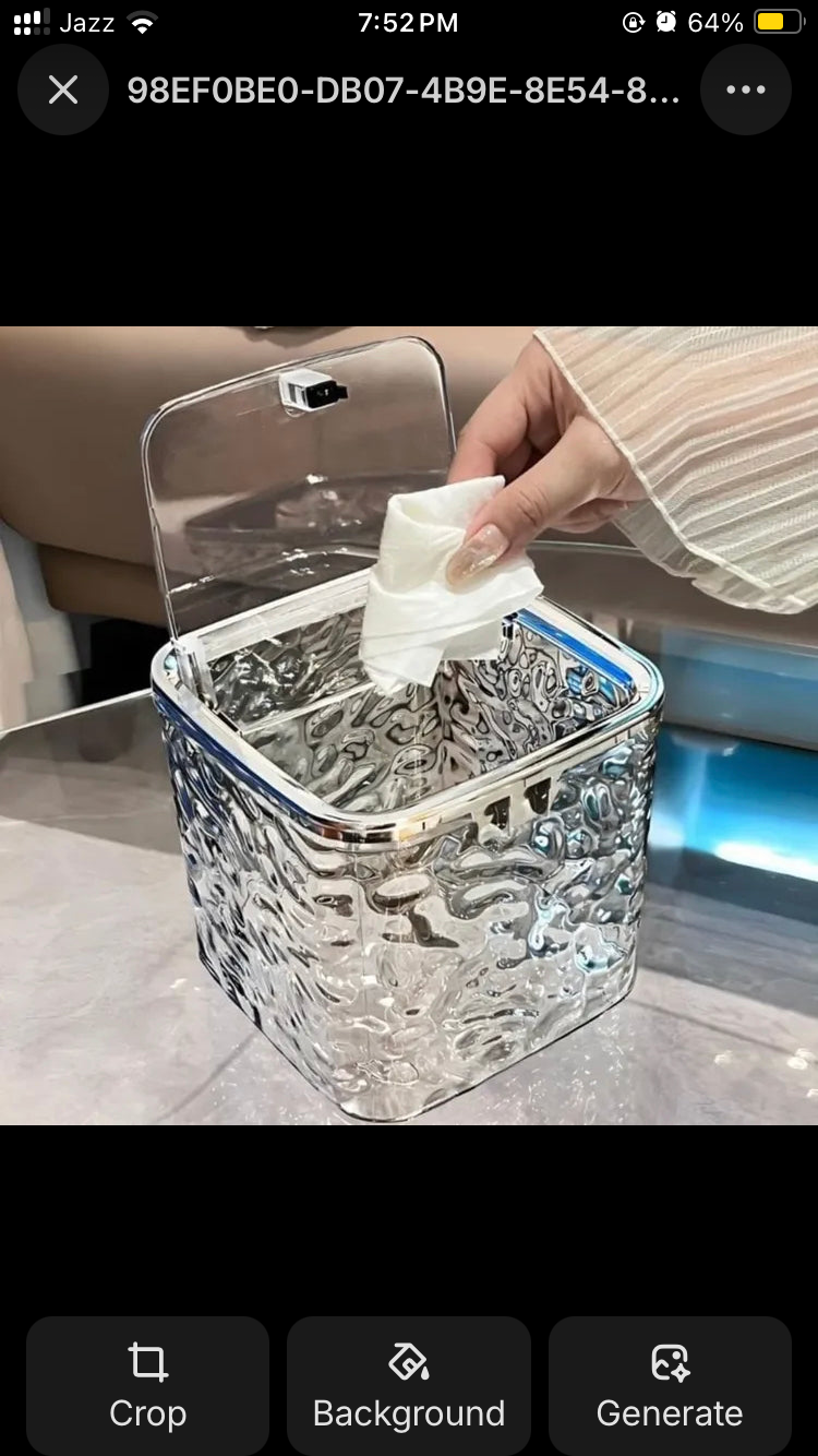 Luxury Clear Acrylic Elegant Storage Box with Lid