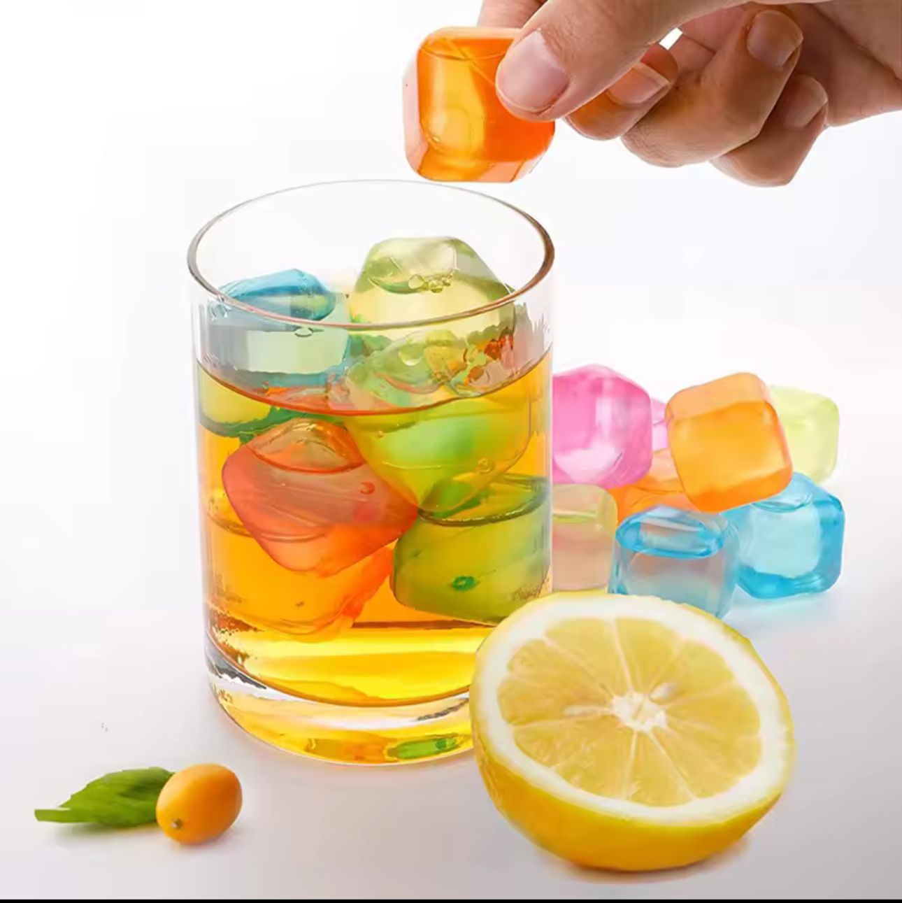 10 Pcs Reusable Ice Cubes