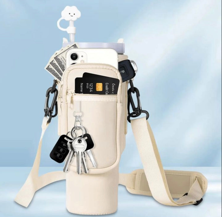 Tumbler Carrier Bag with Phone Holder
