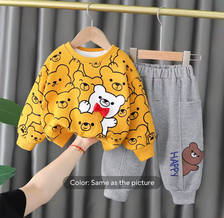 Winter Fleece Sweatshirt with Trouser for Kids