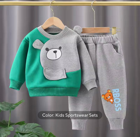 Winter Fleece Sweatshirt with Trouser for Kids